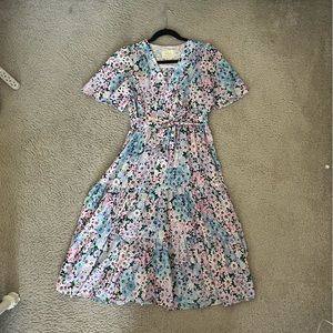 Kate spade floral mid-calf length dress